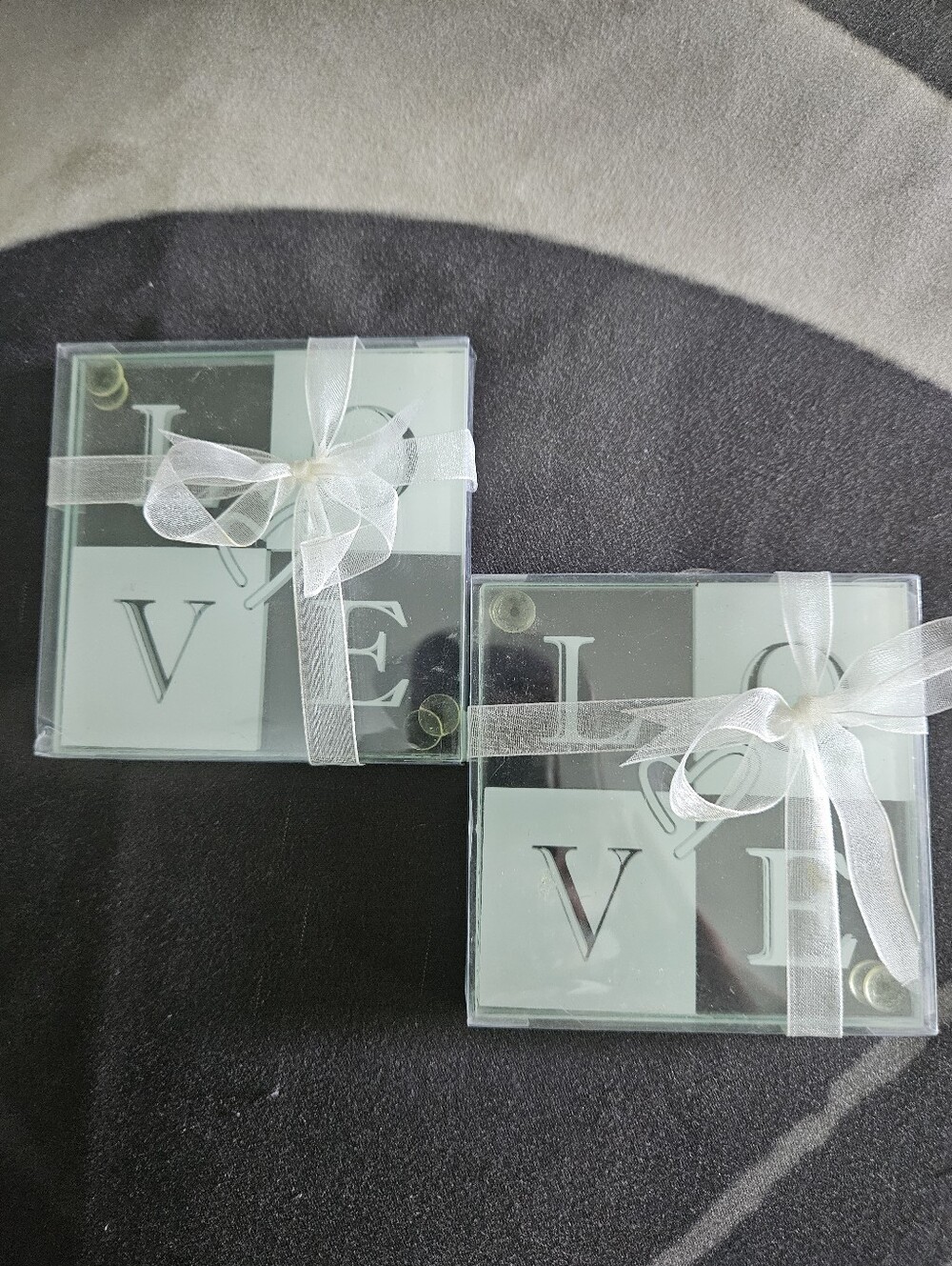 NEW - Set of 4 Glass Coasters